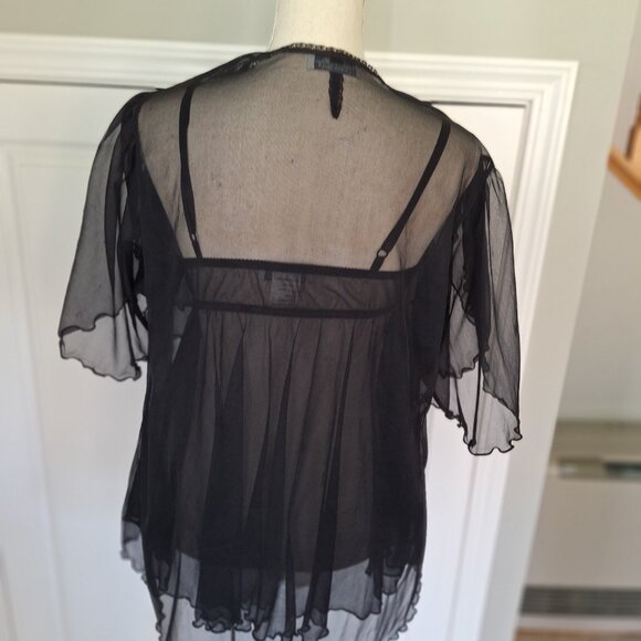 Seductive Wear by Cinema Exoile Vintage Negligee with Robe - Picture 5 of 7